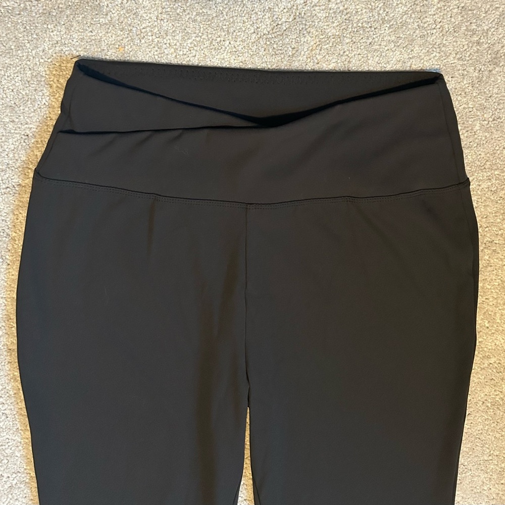 🔥🆕🔥 Aoliks Capri Flare Leggings for Women, Tummy Control High-Waisted Wide Leg